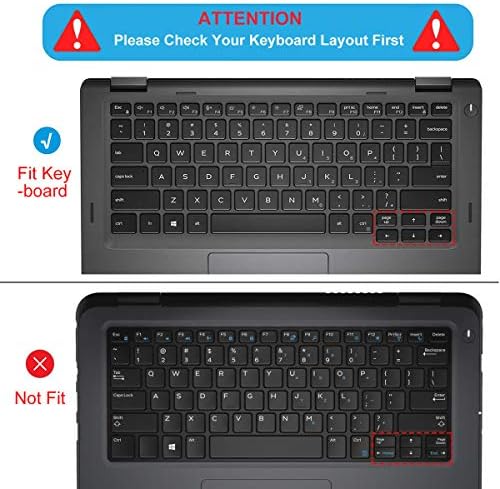 Design da capa do teclado MUBUY para 13,3 Dell Latitude 5000 Series 5300 5310 Laptop e Dell Latitude 7000 7300 13,3 Laptop Skin