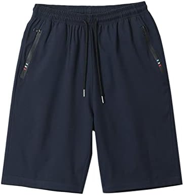 Shorts de natação de verão homens correndo bolsos esportivos colorido calças casuais soltas shorts sólidos shorts diretos retos para homens