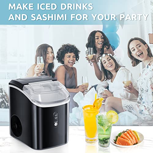 R.W. FLAME NUGGET ICE MAKER CATERTOP, máquina de fabricante de gelo portátil de seixos/pellets com auto-limpeza automática,