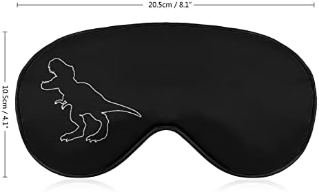 T-Rex Dinosaur Blachold Mask Sleeping Night Shade Tampa de olho Ajusta ajustável com gráfico engraçado para homens