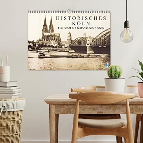 Historisches Köln - Die Stadt Auf Historischen Karten, Calvendo 2023 Calendário mensal