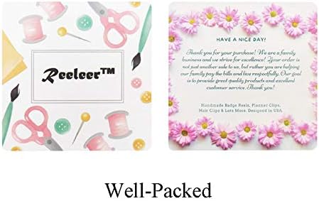 Reeleer Pink Butterfly Golden Planner Clips, marcadores, acessórios para planejadores de casamento, clipe de papel, presentes de escritório