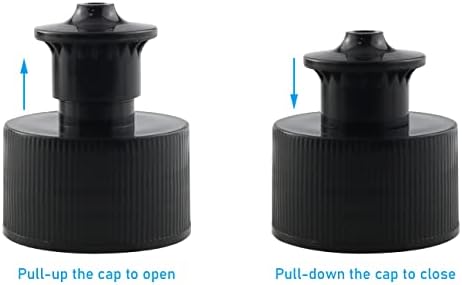 WHYHKJ 20pcs 28mm garrafas de água empurrar tampas de tração esportes tampa de tampa de garrafa de água de água tampa de tração de