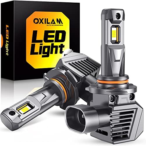 Oxilam 2023 atualizou 9005 Bulbos de farol de LED 9005 22000lm 120W 600% BRIME