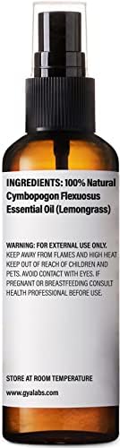 Spray de hortelã -pimenta para cabelo e spray de capim -limão - de óleos essenciais de grau terapêutico puro Conjunto - 2x100ml