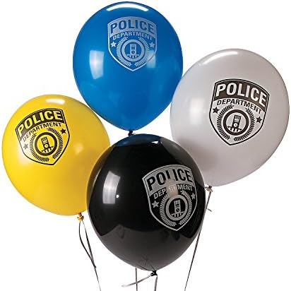 Festa da polícia Balões de látex decorações de festas de aniversário