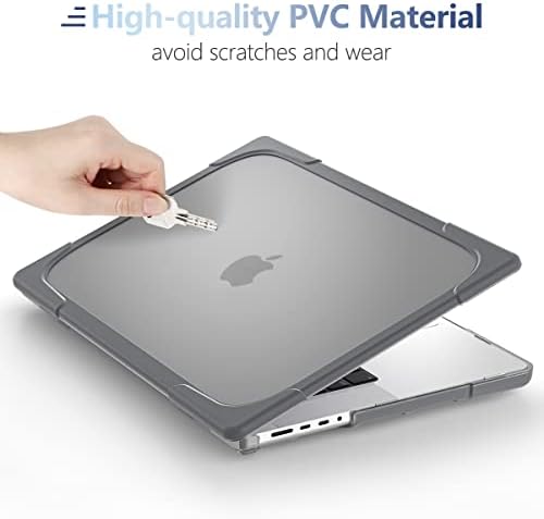 Meegoodo para MacBook Pro Caso de 14 polegadas 2023 2022 2021 Novo A2779 A2442 M2 M1 PRO/MAX, PLACELO DE PLÁSTICO