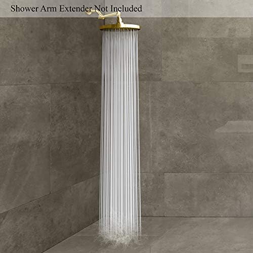 Showermaxx, série de spa de luxo, chuva de chuva redonda de 8 polegadas, chuveiro, maxx-impede sua experiência de