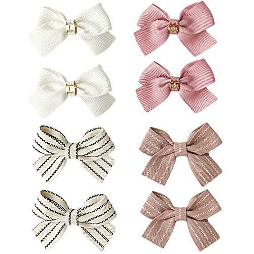 Plinubla 8pcs Baby Girl Dog Gift Clips Hair Bow Barrettes, Discursos de Cabelo de Cabelo CLIP DE ANOLIGADOR PARA meninas