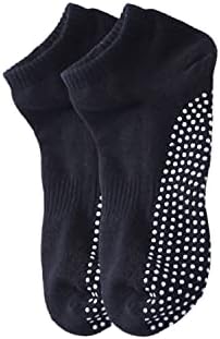 Meias de meias não deslizantes doovid para homens de algodão meias de tornozelo de algodão meias de ioga pilates meias