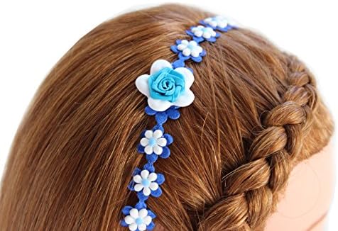 3 Pacote Pacote para meninas Velcro Stick Bands Acessórios de cabelo - Ideal para bebês e penteados