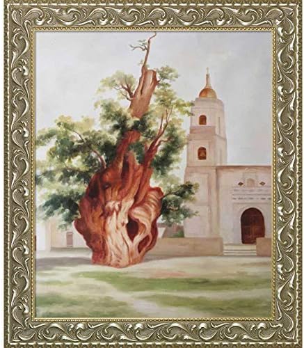 La Pastiche Tree of the Night of Dounts por Jose Maria Velasco Pintura a óleo, 20 x 24, Rococo Silver Frame