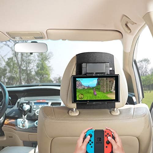 Wanpool Switch Cartler de carro, suporte para apoio de carro compatível com Nintendo Switch & I Pad Air, I Pad mini e outros comprimidos