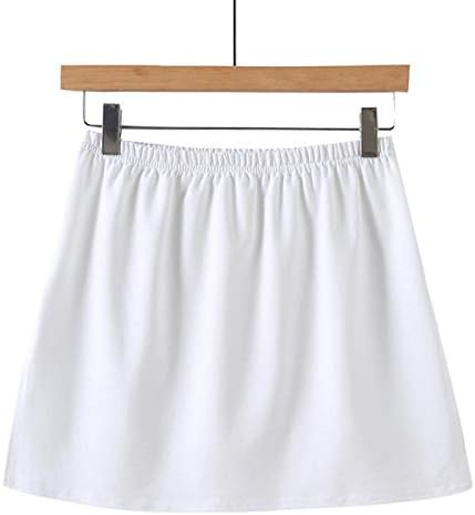 Camisetas listradas Camisetas Extensas para mulheres em camadas de camadas Mini -saia Mini -saia confortável Extender de blusa