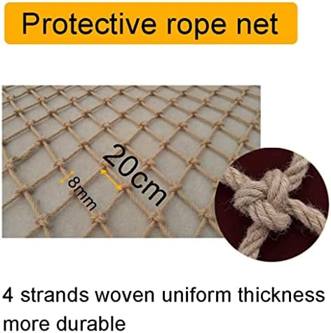 Cerca líquida de corda DIY manual ouyoxi, rede de corda, rede de rede, rede de escalada, varanda de varanda de varanda de