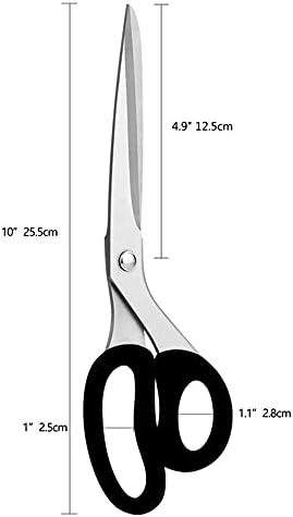Tesoura de tesoura Endan Craft Scissors para tecido de 10 polegadas Tailor de Scissors Scissors Scissor Scissor Scissors Ferramentas