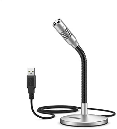LMMDDP Mini Gooseneck Microfone USB para computação e laptop Plug & Play Ideal para jogos, streaming, narração