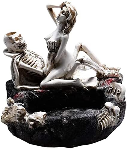 RESINA DE RESINA CHULM CHURSO PARA DECORAÇÕES DE HALLOWEEN Crânios e esqueletos Figuras