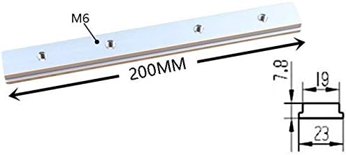 Peças da ferramenta Padrão Slider de barra de mitra de alumínio padrão 100/200/300/450mm Mitre SAW T Slot T para Mitre Track