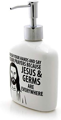 Nosso nome é Mud Jesus e Germs Soap Dispenser 4038359 Novo