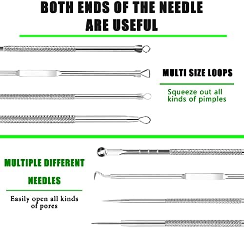 Ferramenta de removedor de cravos, kit de ferramentas de Pimple Pimple Pimple, ferramenta de extrator de cravo para face;