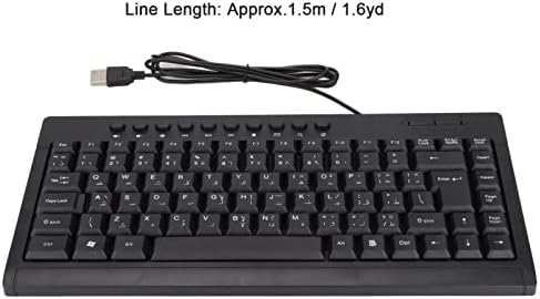 Teclado de jogos mecânicos de ashata 95 com fio 60 %, teclado compacto mini para o laptop de computador para desktop de escritório em