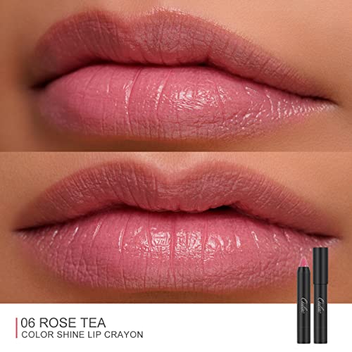 Lipstick rosa claro Oulac - Balma labial de batom hidratante para lábios para lábios secos, lábios labiais hidratantes e blush