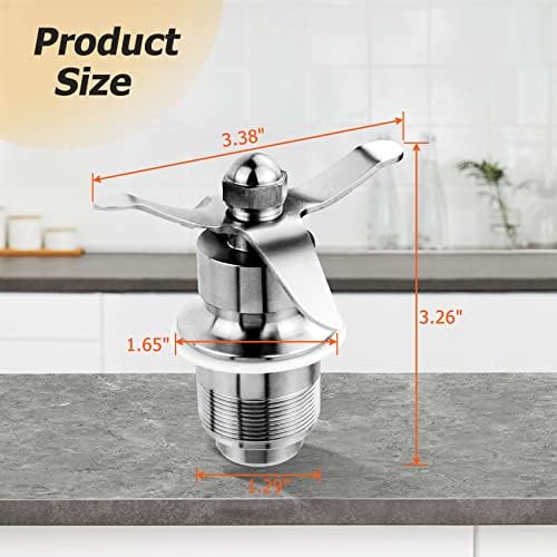 502977 Misture o liquidificador de corte de lâmina de montagem Parte 502977 502975 18396 Compatível com Waring CB6 / CB10