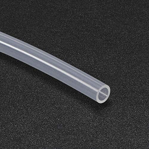 tubulação de silicone uxcell de 1,5 mm x 2,5 mm od 16 pés de silicone tubo de borracha tubo de água de água limpo
