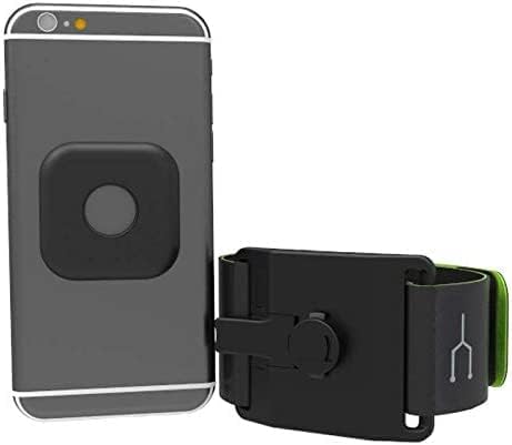Navitech Black Mobile Thone Impermend Running Withband Belt - Compatível com smartphone G51S