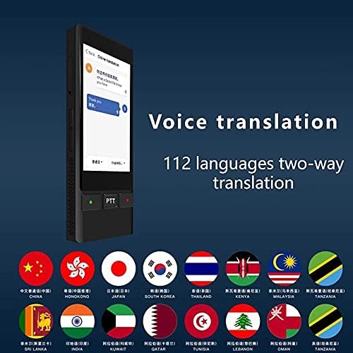 ASUVUD T8 SMART Instant Instant Voice Photo Tradutor Touch Screen Suporte