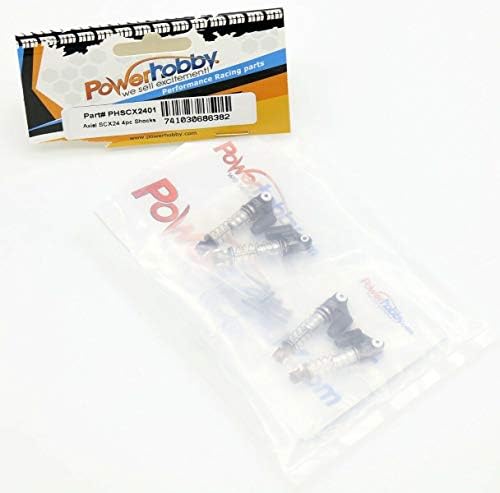 PowerHobby Axial Scx24 Mini/micro choques rosqueados de alumínio