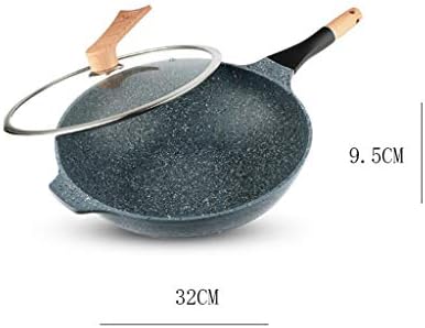 Gydcg maifan stone non stick frigideira pan de 32 cm fuma