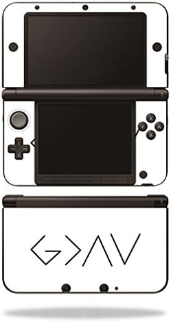 MightySkins Skin Compatível com Nintendo 3DS XL - Deus é maior | Tampa protetora, durável e exclusiva do encomendamento de vinil