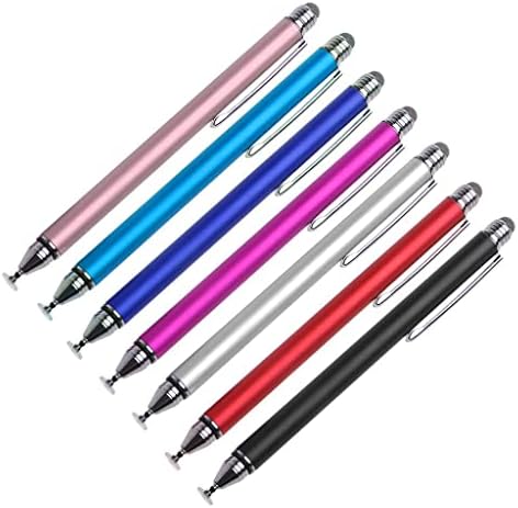 Caneta de caneta de onda de ondas de caixa compatível com infiniti 2021 Q60 - caneta capacitiva de dualtip, caneta de caneta de caneta capacitiva de ponta de ponta de fibra para infiniti 2021 Q60 - prata metálica de prata