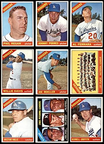 1966 Topps Los Angeles Dodgers Equipe Los Angeles Dodgers VG+ Dodgers