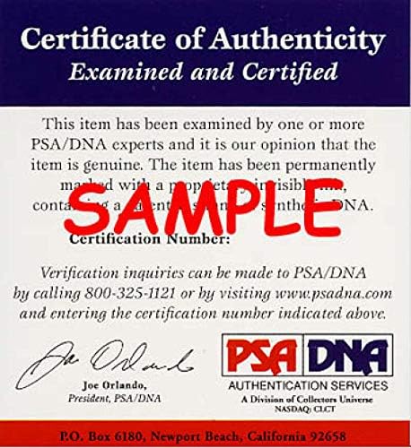 MEL Allen PSA DNA COA assinado manual 8x10 Autograf