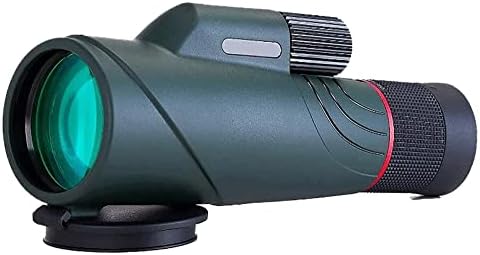 MXJCC 10-20X50 Telescópio monocular de alta definição e suporte rápido de telefone e comprovante de telefone -PRISM Monocular à prova d'água -Bak4 para a vida selvagem que assistindo à caça ao acampamento se secreto