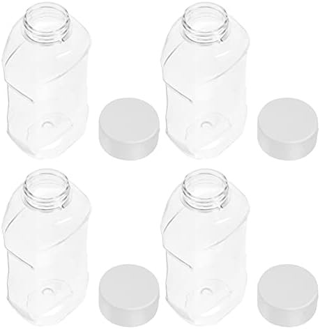 Hemoton 4 PCs Squeeze garrafas de condimento Provar vazamento de mel jarra de salada recarregável molho de molho de garrafa de molho com tampa para ketchup churrasco molhos