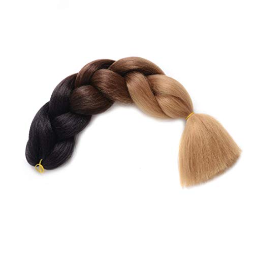 Ding Dian ombre trançar cabelos Kanekalon Jumbo Braid Braiding Hair 3pcs/Lot Braid in Hair Extensions