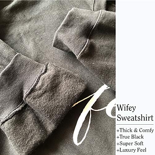 Wifey Sweatshirt T T Cirtas para mulheres camisa recém -casada Caminhadas de lua de mel