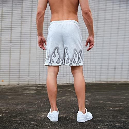 Shorts masculinos casuais de Girola, shorts de treino shorts elásticos da cintura