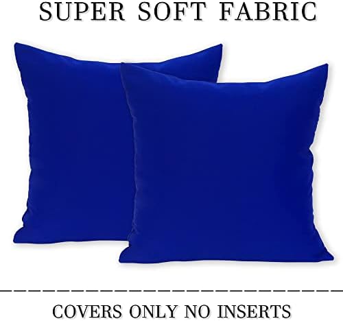 Mumfas Royal Blue Throw Pillows Capas
