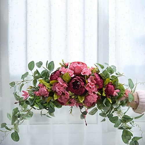 Trexd Garland Door Decoration Silk Flower Wall Soliving Simulation Door Lintel Wedding Arch Decoração Flores decorativas