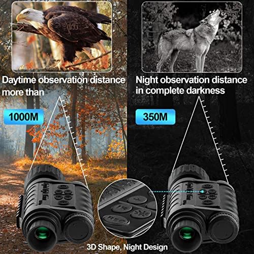 Visão noturna de infravermelho Monocular com Wi-Fi, BestGuarder WG-50 Plus, 6-30x50mm Smart Digital Hunting Gear pode tirar um vídeo