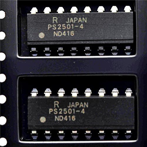 QuickBuyy PS2501-4 Optocoupler, SMD, SOP16 OPTO ISOLATOR, OPTO Encontro eletrônico
