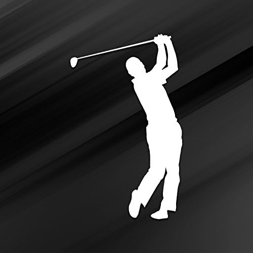 Vincit Veritas Golf Stickers Golf Decals Golf Sticker Decalques de Golfe Decalque de Vinil Branco Adesivo | Qualidade premium | 5,5 polegadas | D022-W