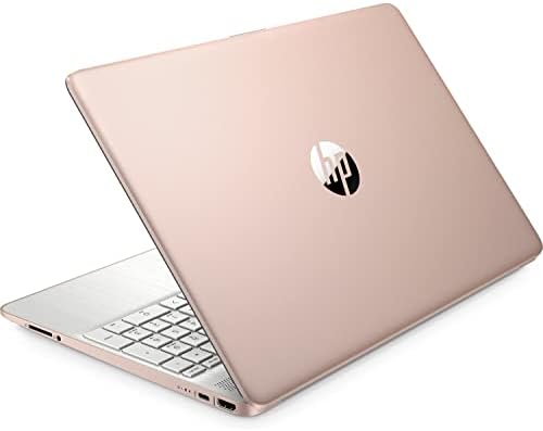 Laptop HP 15-DY0027DS 15.6 HD Intel Celeron N4020, Intel UHD Graphics 600, 4 GB DDR4 RAM, 128 GB de armazenamento SSD, Windows 11 Home S, modo s, ouro rosa pálido rosa