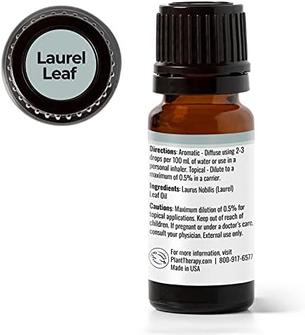 Terapia vegetal Óleo essencial da folha de louro 10 ml puro, não diluído e terapêutico grau terapêutico