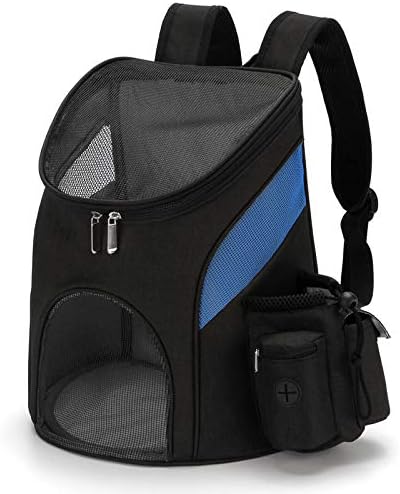 NA Bolsa de estimação para fora da bolsa portátil Backpack de cão de gato Pet Backpack Backpack Supplies Black Adequado para pequenos